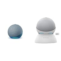 Echo Dot (4th Gen) Twilight Blue with Battery Base