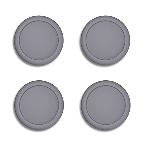 PlayVital Joystick Caps for Nintendo Switch, Thumbstick Caps for Switch Lite, Silicone Analog Cover for Switch OLED Joycon Thumb Grip Rocker Caps for Switch & Switch Lite & Switch OLED - Gray