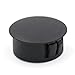 Baomain 25-Pack Plastic Hole Plugs Black 7/8