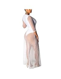 Body sexy de corte bajo con cuello en V para mujer