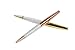 MengRan Shine Gold Pen Diamond Crystal Ballpoint Pens (Pack of 12)(Gold)
