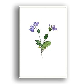 Framed Canvas Wall Art for Living Room, Bedroom Leaves Canvas Prints for Modern Home Decoration Ready to Hang - 16"x24" inches