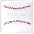 White Stitched Baseball Card Collectors 3-Ringed Album with 3" D-Rings