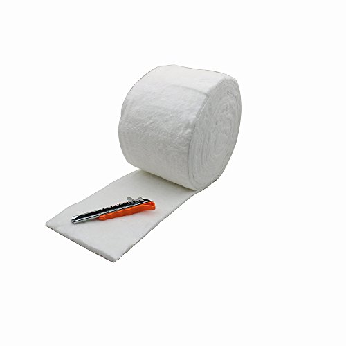 HM&FC 0.4(Inch)x 7(Inch)x 22(Feet) Ceramic Fiber Insulation Blanket 2300F