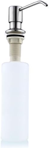 Homitex Sink Soap Dispenser Stainless Steel Coutertop Lotion Dispenser, Brushed Stainless Steel Finished