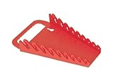 Ernst Manufacturing Gripper Wrench Organizer, 10 Tool, Red