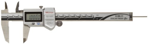 Mitutoyo ABSOLUTE 500-768-10 Digital Caliper, Stainless Steel, Battery Powered, Inch/Metric, 0-6