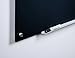 Audio-Visual Direct Black Glass Dry-Erase Board Set - 3' x 2' - Includes Hardware & Marker Tray (Non-Magnetic)