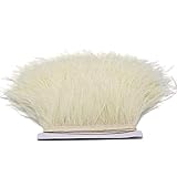 FQTANJU 2 Yards Soft & Natural Ostrich Feathers
