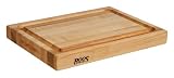 John Boos Block RA02-GRV Maple Wood Edge Grain Reversible Cutting Board with Juice Moat, 20 Inches x 15 Inches x 2.25 Inches