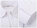Dioufond Women V-Neck Long Sleeve Button Down Shirt Formal Work Wear Blouse Tops(US M,White)
