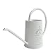 Calunce Mini White Iron Long Spout Watering Can for Decorative Purpose Watering Can, 17oz