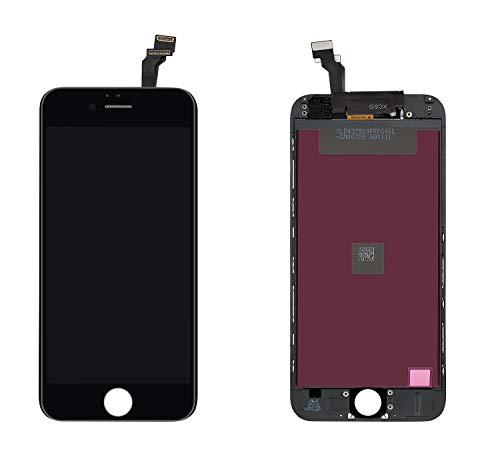 for iPhone 6 Screen Replacement Touch Screen digitizer & LCD Display for iPhone 6(4.7") Black, Compatible Model: A1549, A1586, A1589