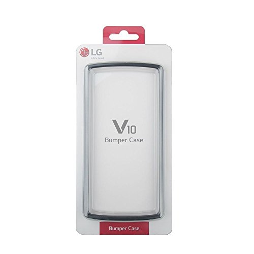 Lg v10 case, genuine oem original lg black bumper frame…