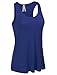 Emmalise Women's Flowey Lightweight Yoga Workout Tank Top Tee Tshirt