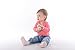 Wooden Baby Hair Brush with Natural Goat Hair Bristles - 5 Years Warranty | High Density Soft Bristles Perfect to Dentangle Infant Hair | Helps Prevent Cradle Cap