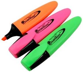 3 Pcs Pen Highlighter head cut Quantam writing with Technology QH-710