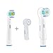 Toothbrush Replacement Heads for Braun Oral B Professional Care Triumph Vitality |Floss Action & 3D White| Remove Plaque and Teeth Whitening, Variety 8 Count by DiamondSmile