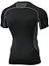 Tesla TM-MUB73-BKH_X-Large Men's Mesh-Side Panels Short Sleeve T-Shirt Cool Compression Baselayer MUB73