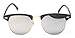 Outray Vintage Half Frame Horn Rimmed Sunglasses Polarized For Men or Women 2142c6 Silver