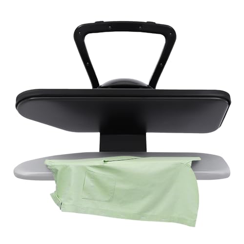 BQDRTMZ Steam Press for Clothes 1600W Steam Fabric Press Machine Smart Steam Press with Touch Screen & 5 Fabric Function Professional Ironing Machine for Home, Business Use (Black)