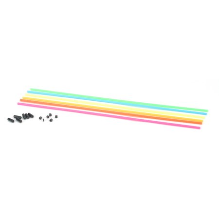 Du-Bro 2355 Neon Antenna Tube Assortment With Cap (6-Pack)