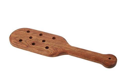 BDSM Spencer Spanking Paddle with Holes in Exotic Chechen Fetish BDSM Sex Gear by The Kink Factory USA