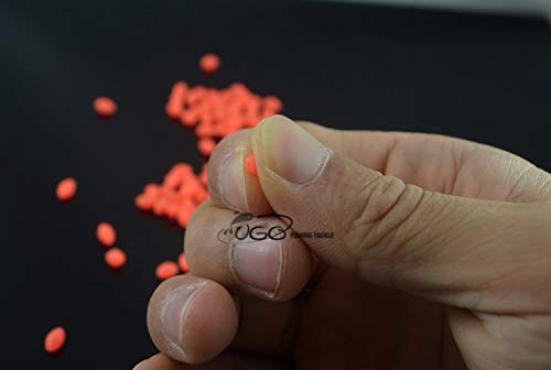 Jammas 100PCS/Lot 4mm6mm Premium Orange Color Oval Soft Sinking Luminous Beads Elastic Fishing Glow Fluorescent Bead Top Grade - Thumbnail 3