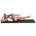 ProsourceFit Extra Thick Yoga and Pilates Mat ½” (13mm), 71-inch Long High Density Exercise Mat with Comfort Foam and Carrying Strap, Blackthumb 3
