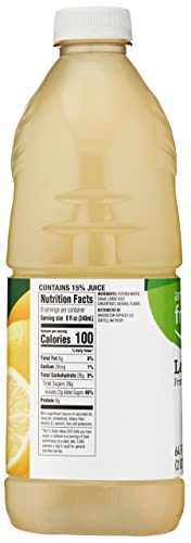 AMAZON FRESH, LEMONADE FROM CONCENTRATE, 64 FL OZ