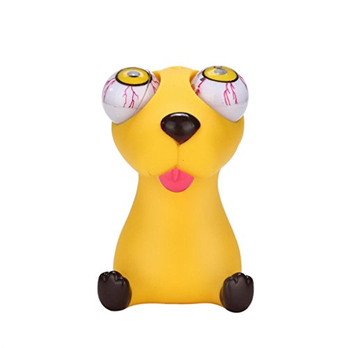Gocheaper Squishy Toys,Novelties Pop Out Eyes Stress Reliever Squeeze Vent Toys Gift Animal Dinosaur&Dog (Dog) - Thumbnail 2