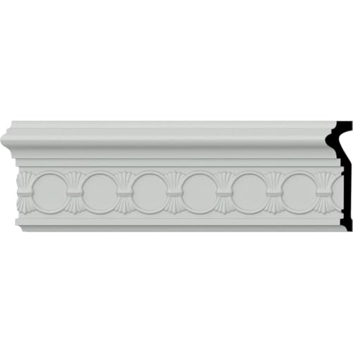 Endurathane Hera Chair Rail, 4 1/2"H x 1 1/8"P x 94 1/2"L, (2"Repeat), Factory…