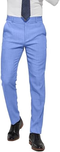 Concitor Men's Dress Pants Blush Dusty Rose Pink Trousers Flat Front 32 x  32 at Amazon Men's Clothing store