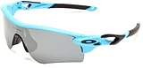 Oakley Mens Radarlock Path OO9181-07 Polarized Shield Sunglasses,Matte Glacier Frame/Black Iridium Polarized Lens,one size
