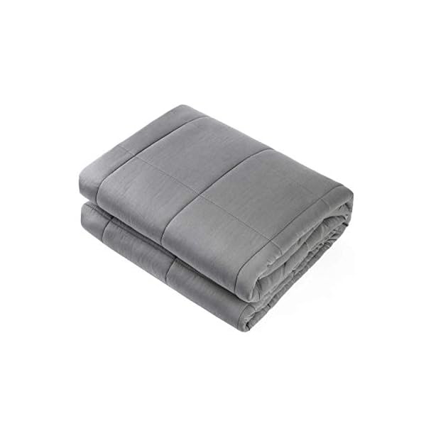 Waowoo Adult Weighted Blanket Queen Size (15lbs 60"x80") Heavy Blanket