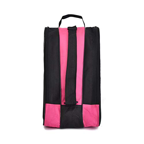 WOOPOWER Unisex Roller Skate Bag, Oxford Cloth Ice Skate Bag, Beach Tote Bag, Inline Skate Bag for Kids and Adults, Roller Skate Carry Bag (Pink) - Thumbnail 2