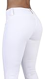Curvify 764 Womens Butt-Lifting Skinny Jeans | High-Rise Waist, Brazilian Style White 5