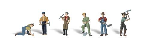 Woodland Scenics N Track Workers WOOA2148