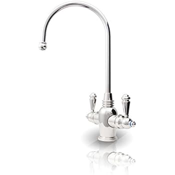 APEC Water Systems FAUCET-HC-ARL-CM Instant Hot and Cold Reverse Osmosis Drinking Water Dispenser Faucet Chrome