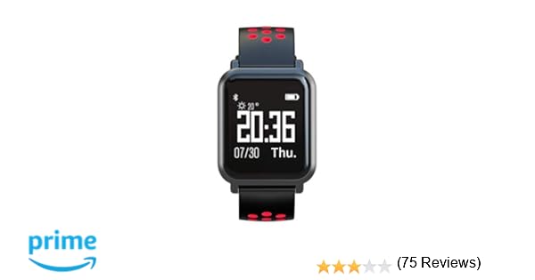 Leotec LESW10R, MultiSport Reloj, Rojo/Negro