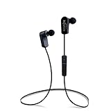 Beyution New Sports Hi-fi Bluetooth 4.1 Headphones -- Mini Lightweight Wireless Stereo Sports/running Bluetooth Earbuds Headphones Headsets Built in Mic-phone (508s-v4.1-black)