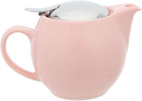 ZEROJAPAN 15oz Round Teapot with SLS Lid and Infuser (rose)