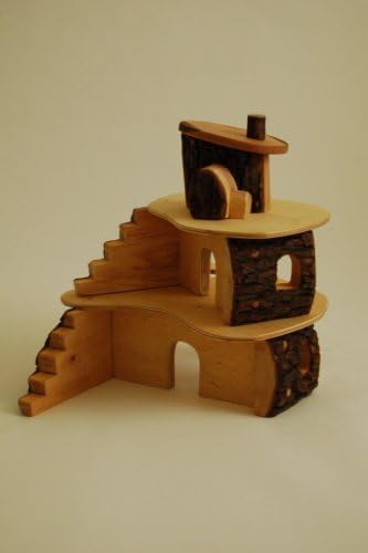 wooden toy treehouse