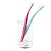 iDesign Eva Plastic Tumbler Cup, Holder for Makeup Brushes, Toothbrushes, Glasses, and Brushes on Bathroom, Vanity Countertops, College Dorm, Bedroom Desks, 2.75" x 2.75" x 4.25" - Clear