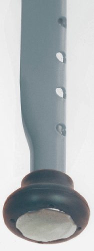 Lyon NF1961 Black Rubber Feet with Steel Glide for Stools, 1-13/16