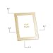 Wallniture Alps DIY Wall Decor Picture Frames 4x6 Inch Photos Table Top Display or Wall Mount, Set of 10 Natural Finish