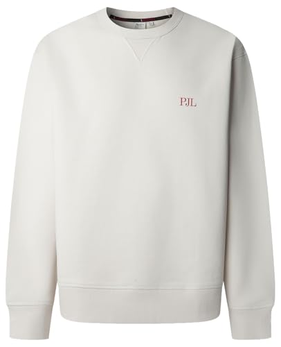 Felpa Uomo Garret Crew, Beige (Bianco Avorio), M, Beige (Bianco Avorio), M