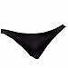 FEESHOW Men's Smooth Stretch Bikini Swimwear Underwear Swim Briefs (Black, L)
