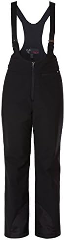 Fera Women's Stowe Stretch Bib Pants, 10/Regular, 001R Black