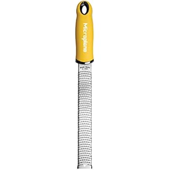 Microplane 46620 Premium Classic Series Zester Grater, 18/8, Yelow